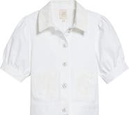 Cinq à Sept Ivana Short Sleeve Denim Jacket