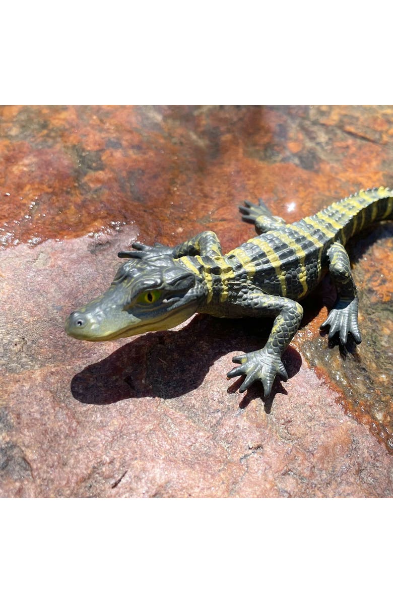 Safari Ltd. Alligator Baby Wildlife Kids Toy Figure, Alternate, color, NO COLOR
