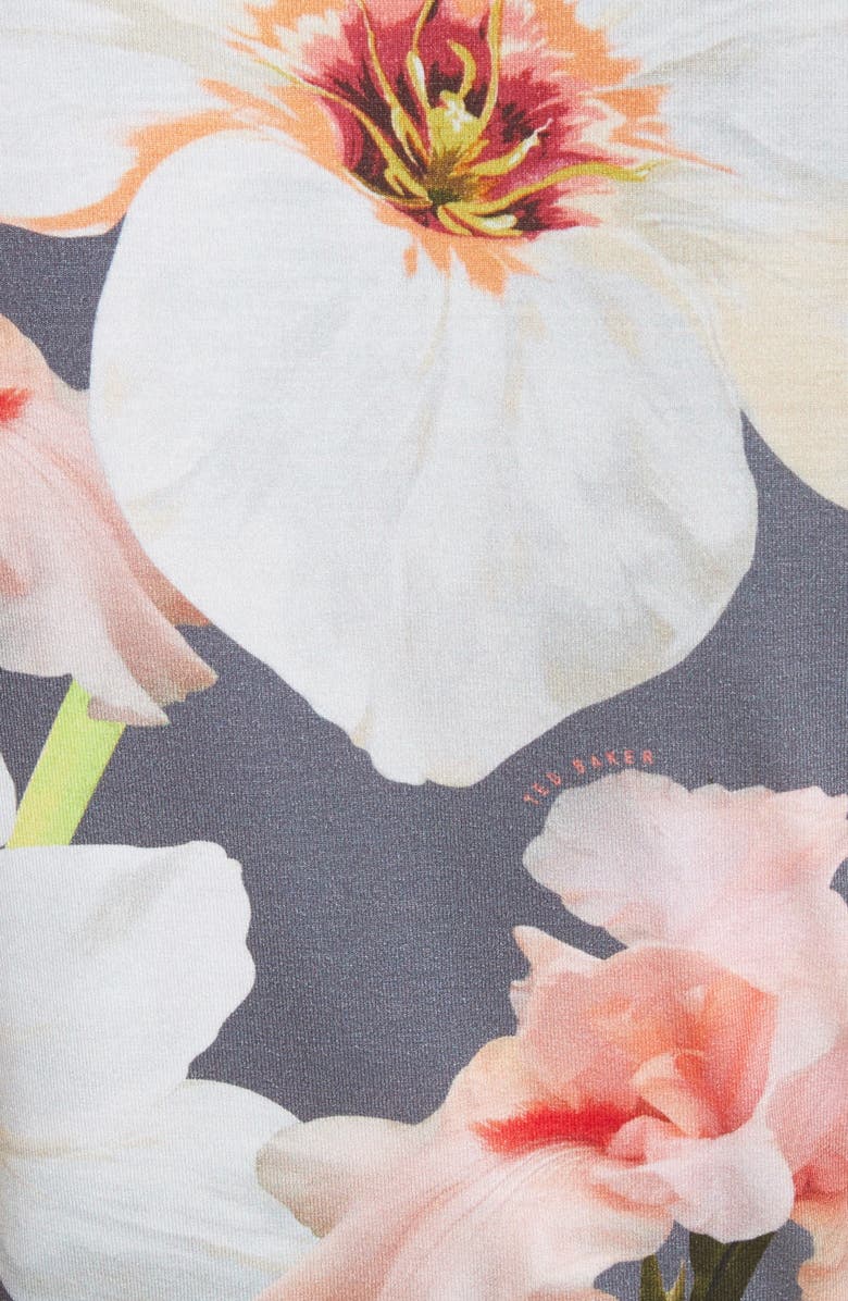 Ted Baker London Chatsworth Bloom Fitted Tee, Alternate, color, 