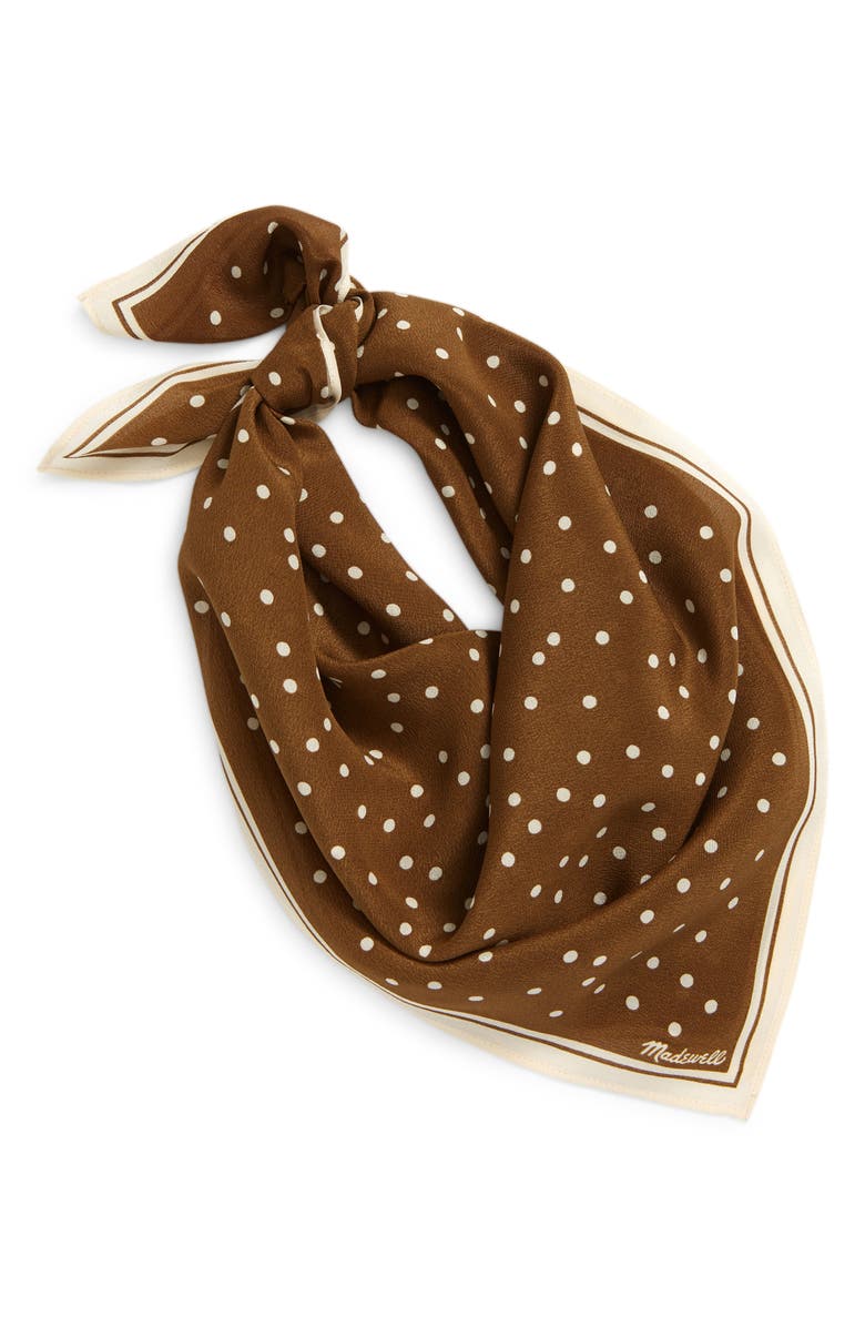 Madewell Silk Bandana, Main, color, 