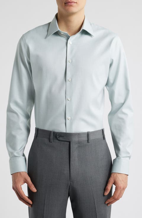 Premium Non-Iron Trim Fit Dress Shirt (Regular, Big & Tall)