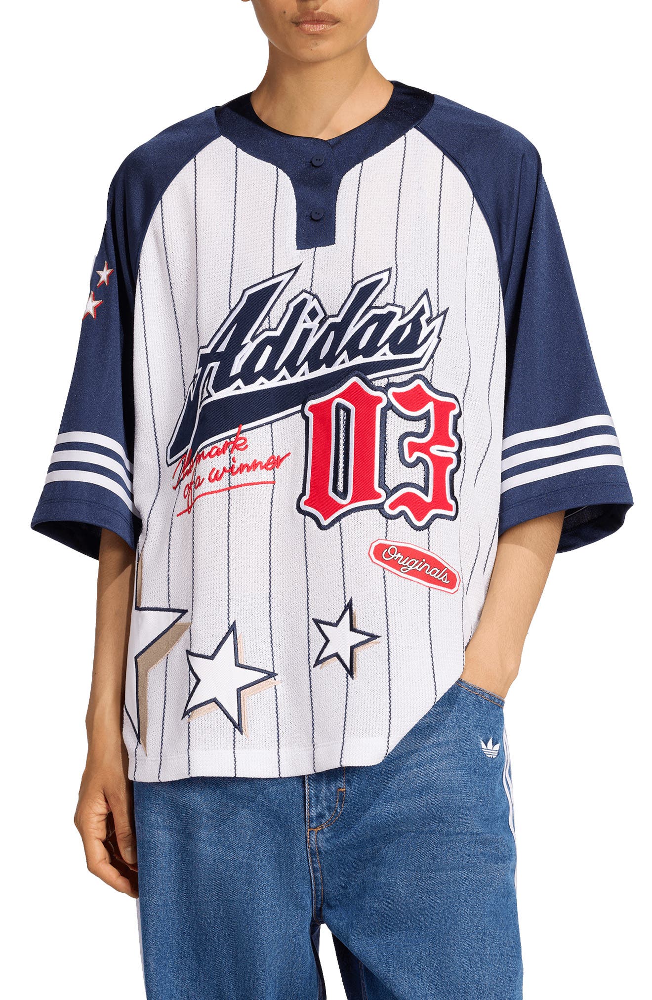 adidas Oversize Short Sleeve Jersey