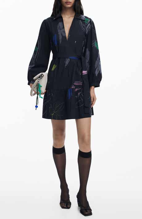 Desigual Long Sleeve Cotton Shirtdress
