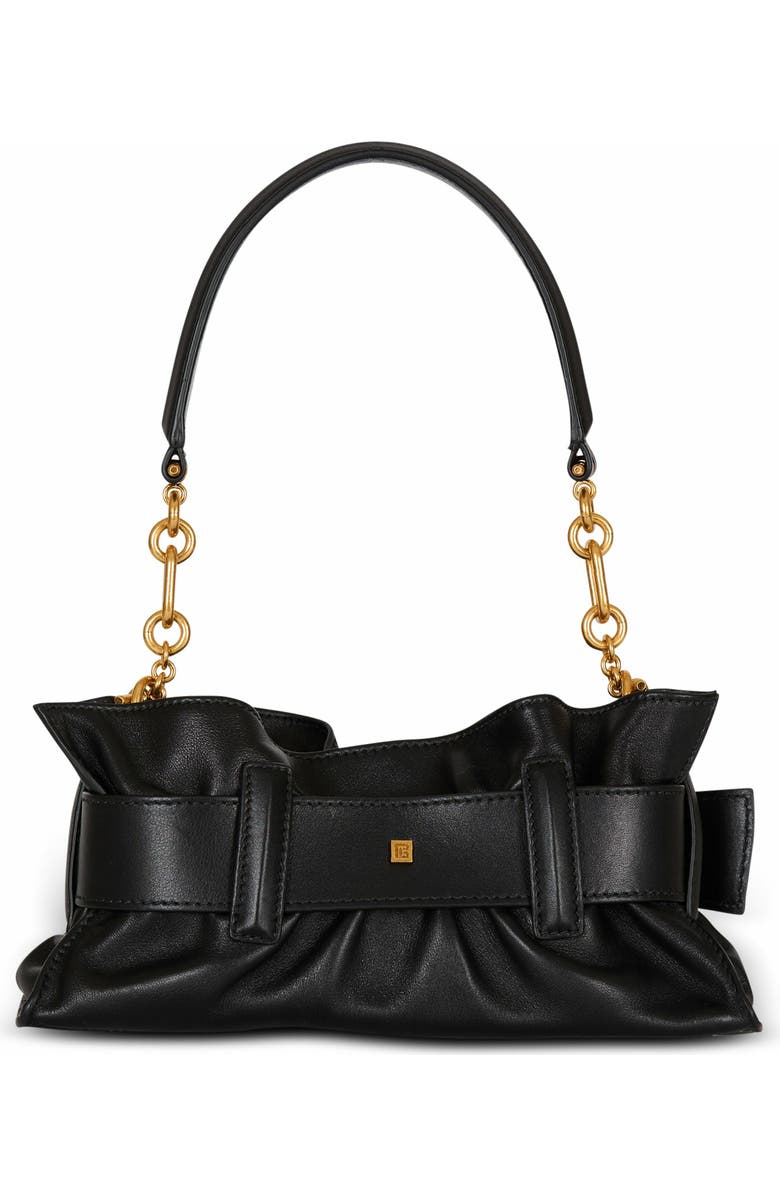 Balmain Mini Anthem Shoulder Bag In Leather, Alternate, color,