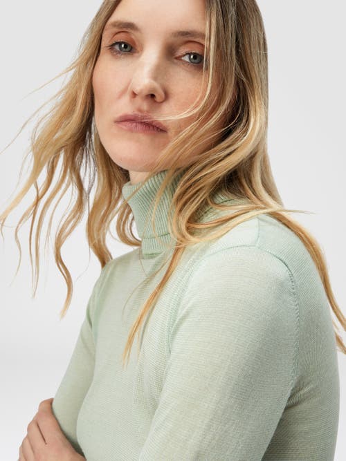 Missoni High-neck Sweater In Smooth Knit In Green