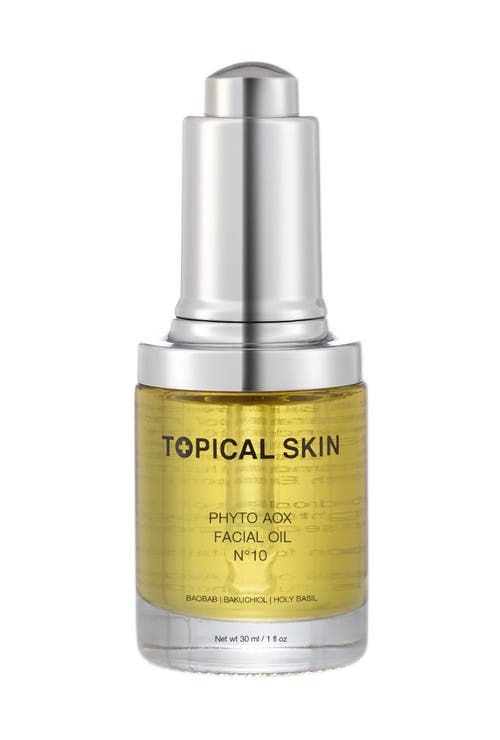 Topical Skin Phyto Aox Facial Oil N°10   With Exposome Defense Tech In Transparent