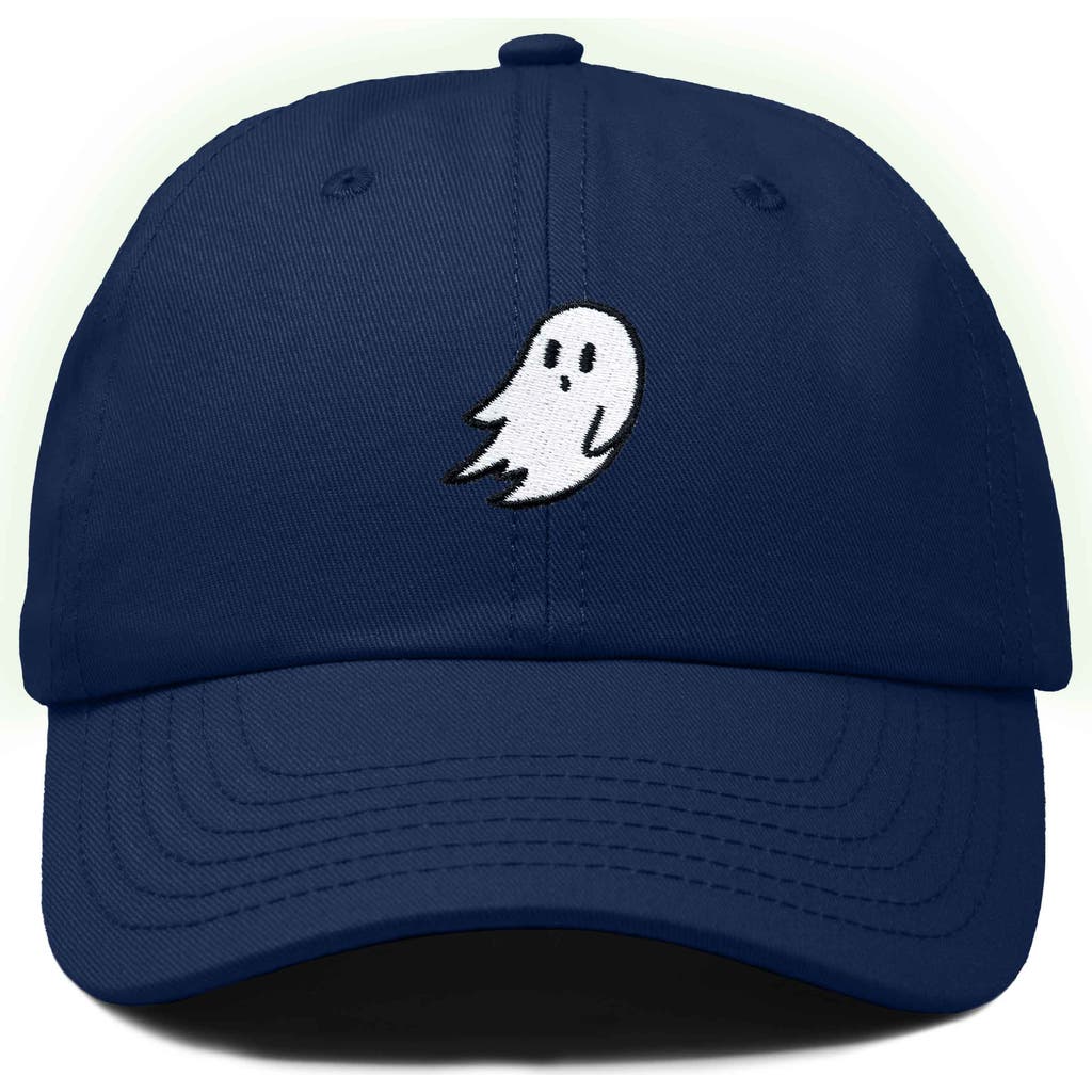 Dalix Ghost Dad Hat In Navy Blue