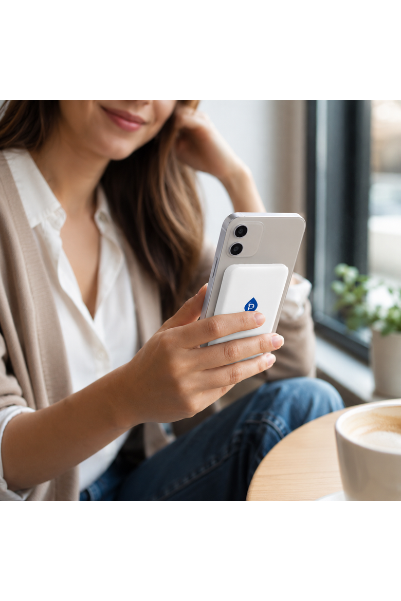 Magnetic Wireless Power Bank, Alternate, color, White