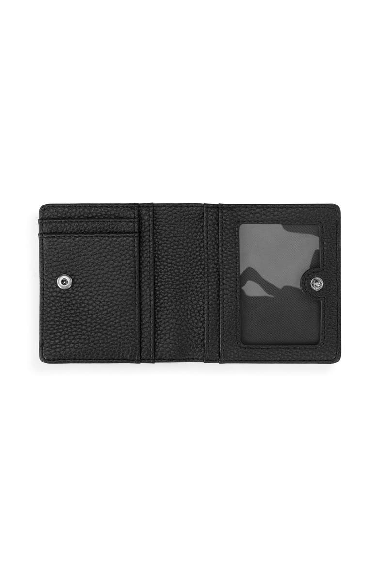 Mira Small Leather Wallet, Alternate, color, Black