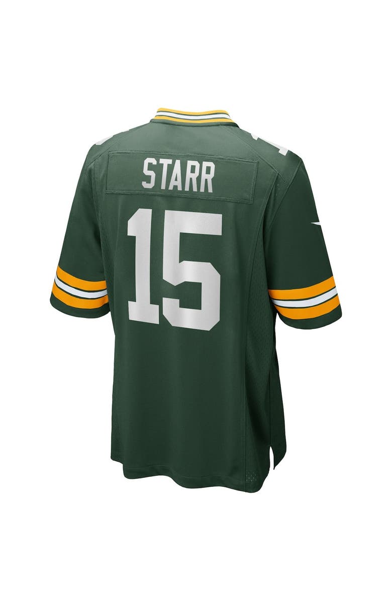 Nike Men's Nike Bart Starr Green Green Bay Packers Game Retired Player Jersey, Alternate, color, 
