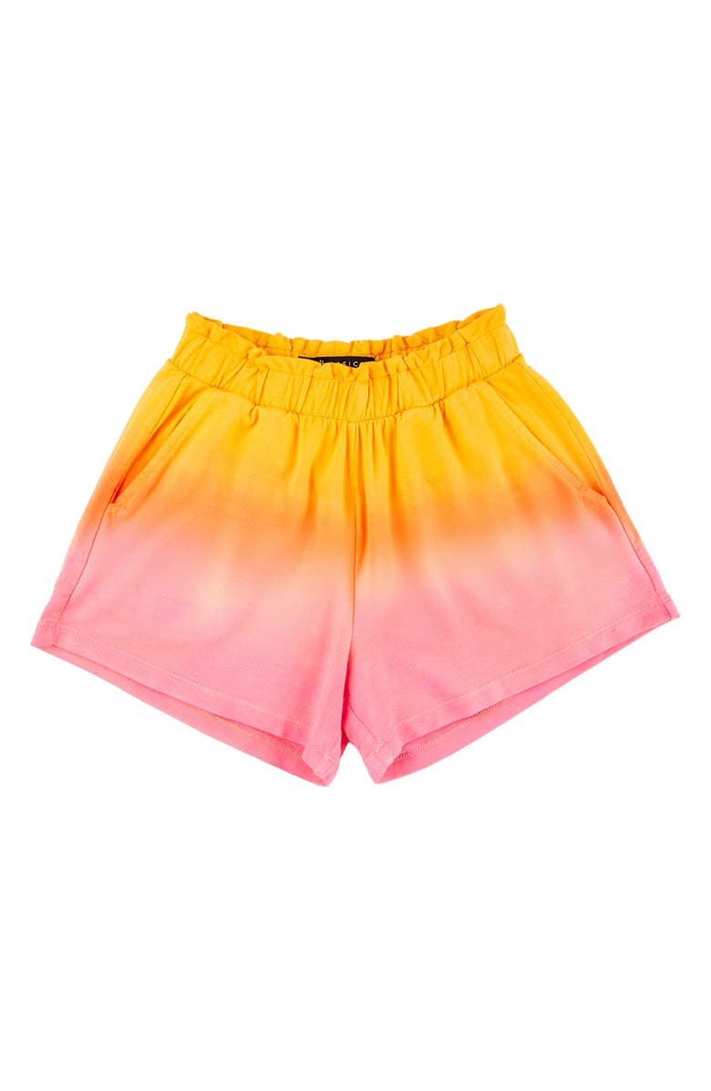 Miki Miette Ava Ombré Stripe Shorts, Main, color, Golden Hour