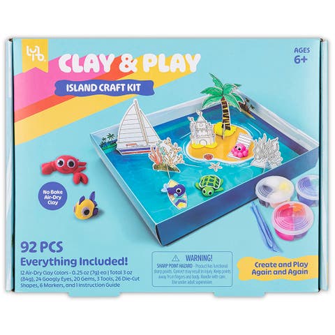 Island Adventure Craft Kit 92Pcs