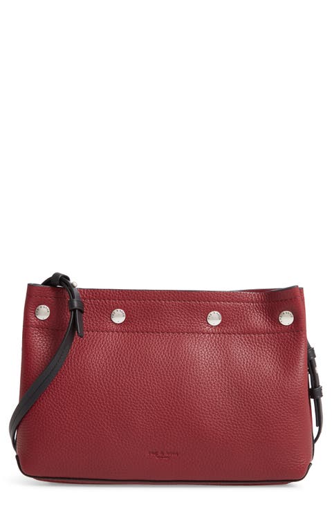 Compass Leather Crossbody Bag