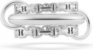 Spinelli Kilcollin Hoorsenbuhs x SK Microdame Pavé Linked Rings