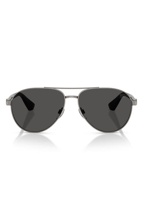 59mm Gradient Pilot Sunglasses