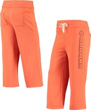 Junk Food Women's Junk Food Orange Cleveland Browns Cropped Pants
