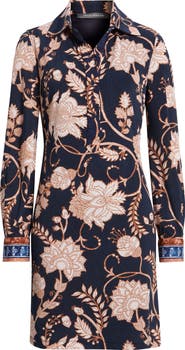 Julia Jordan Floral Long Sleeve Jersey Dress