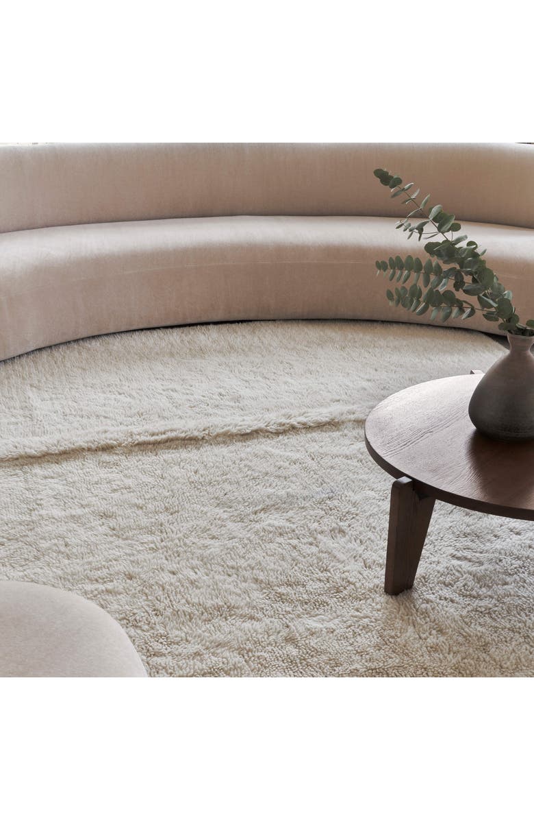 Lorena Canals Woolable rug Tundra, Alternate, color, Sheep White