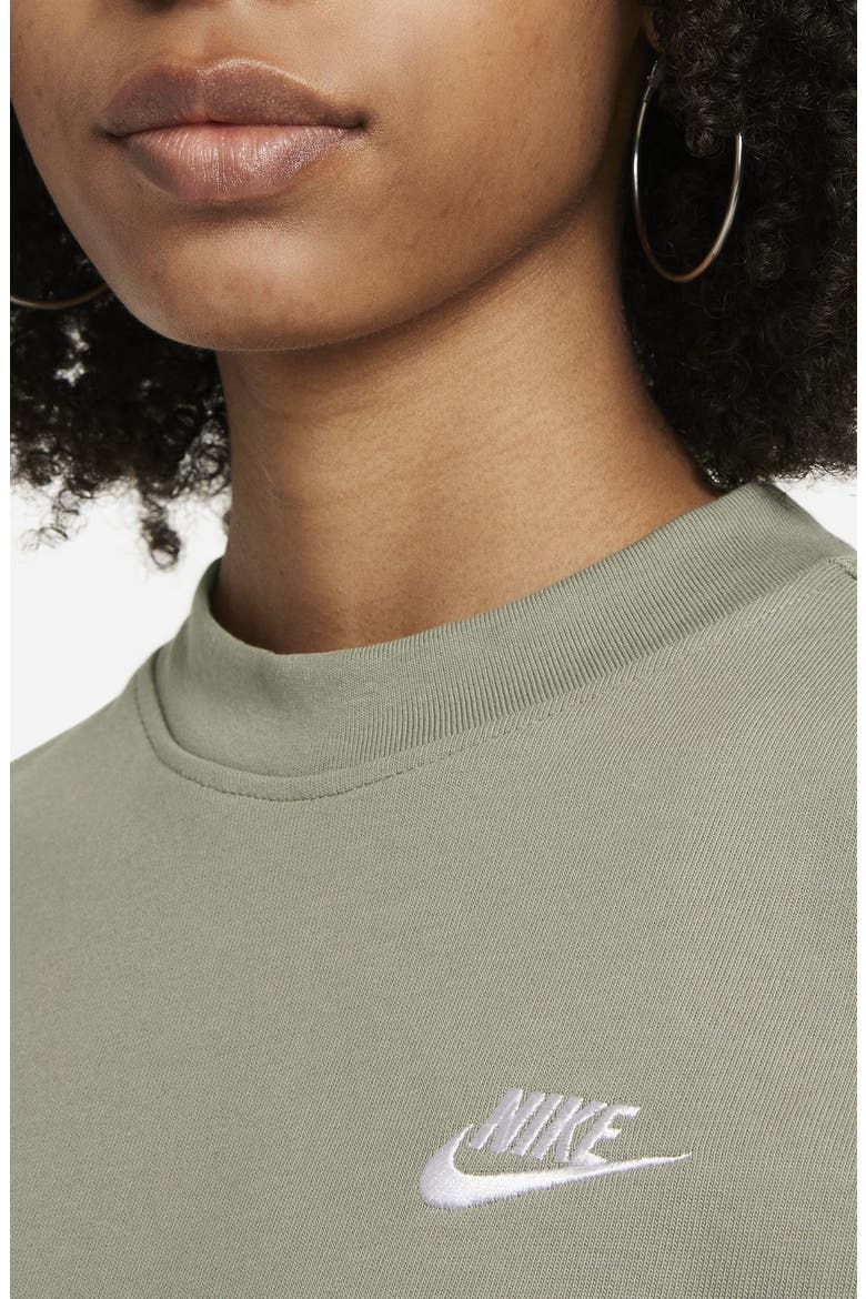 Sportswear Short Sleeve Jersey Crop Top, Alternate, color, LIGHT ARMY/WHITE