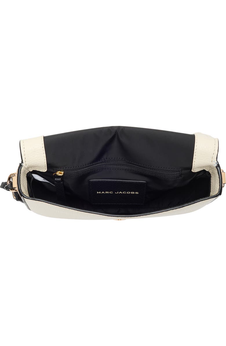Marc Jacobs The Bold Saddle Leather Shoulder Bag, Alternate, color, Black Multi