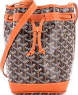 Pre-Owned Goyard Petit Flot Bucket Bag Coated Canvas PM