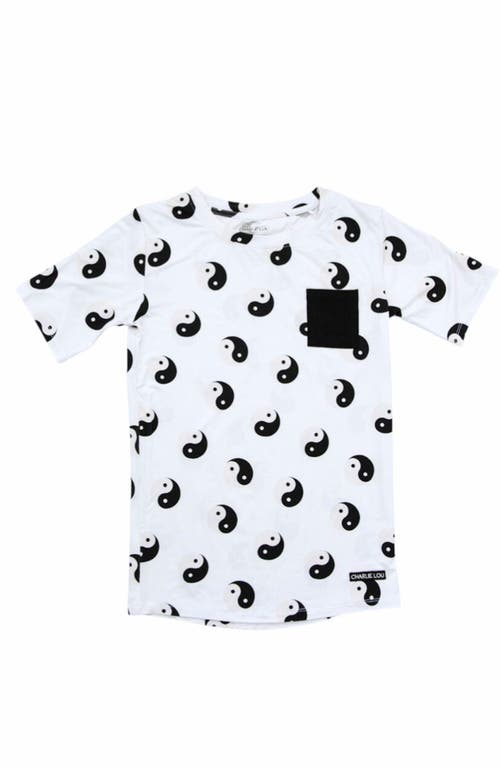 Charlie Lou Baby ® Yin & Yang T-shirt In White