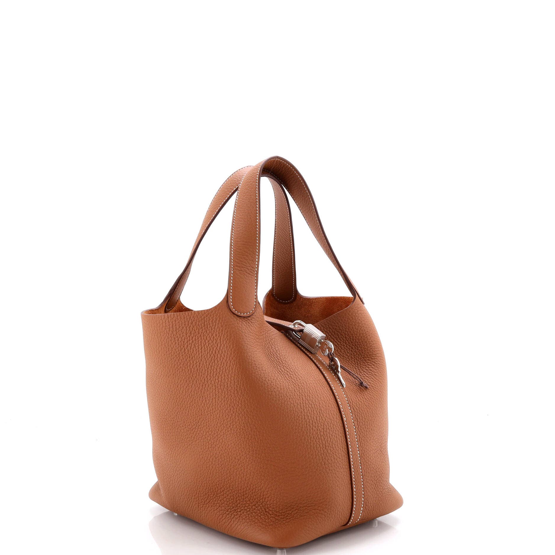 Pre-Owned Hermes Picotin Lock Bag Clemence MM, Alternate, color, 