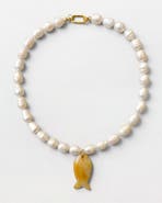 By Lilla Sirena Pearl Necklace