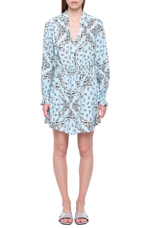 Rayados Long Sleeve Minidress