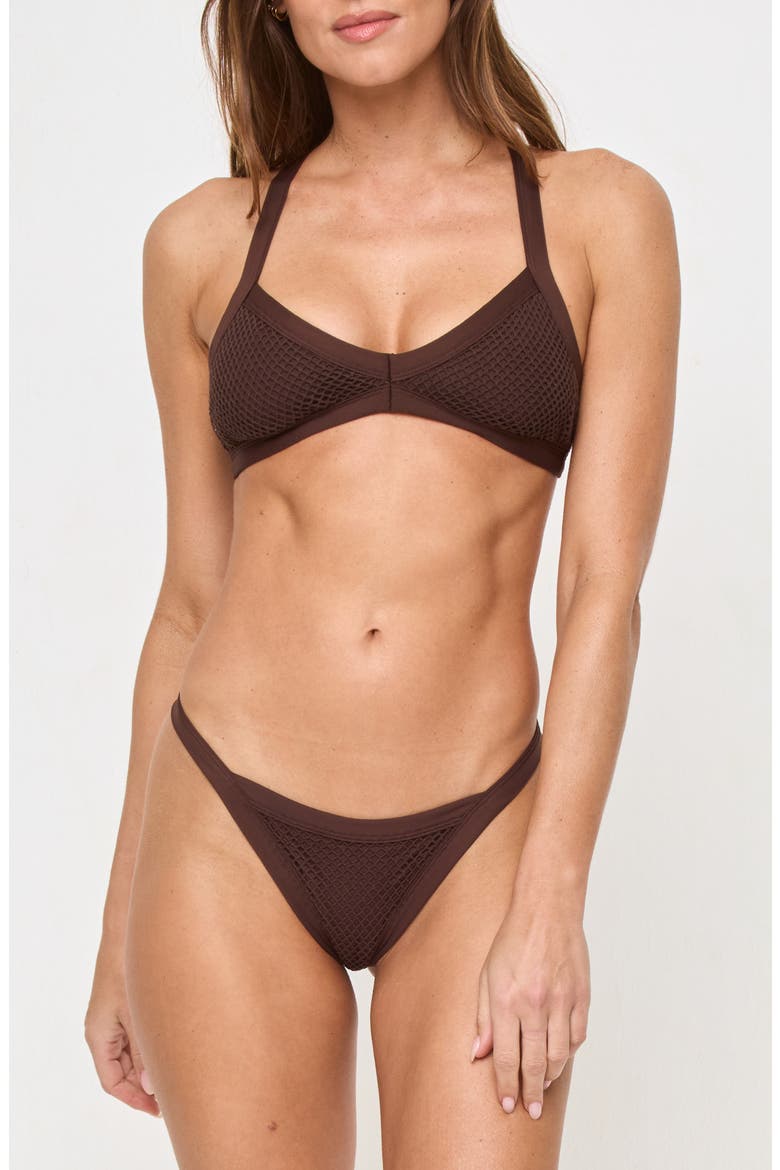 Tyla Bikini Top, Alternate, color, ESPRESSO