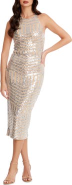 Dress the Population Cleo Sequin Sheath Cocktail Dress