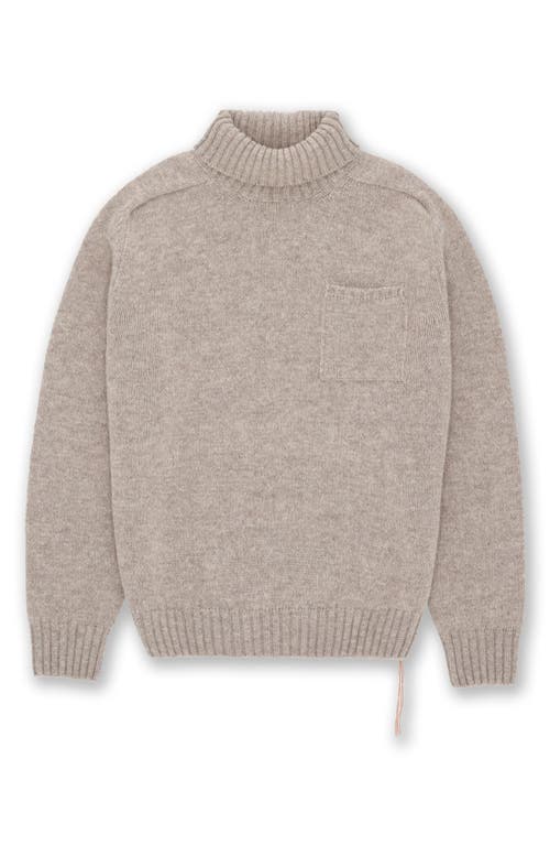 Fortela Mallory Merino Wool High Neck Sweater In Neutral