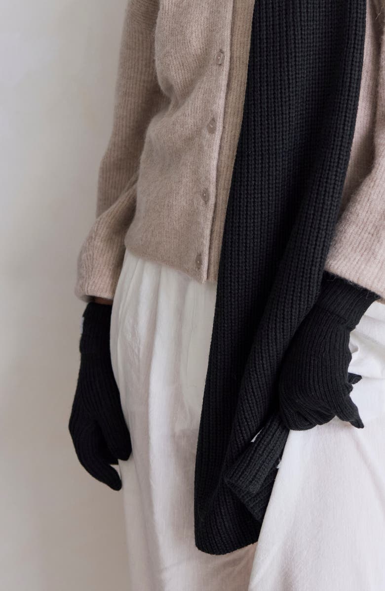 Arctic Fox & Co The Recycled Bottle Gloves, Alternate, color, Black Onyx