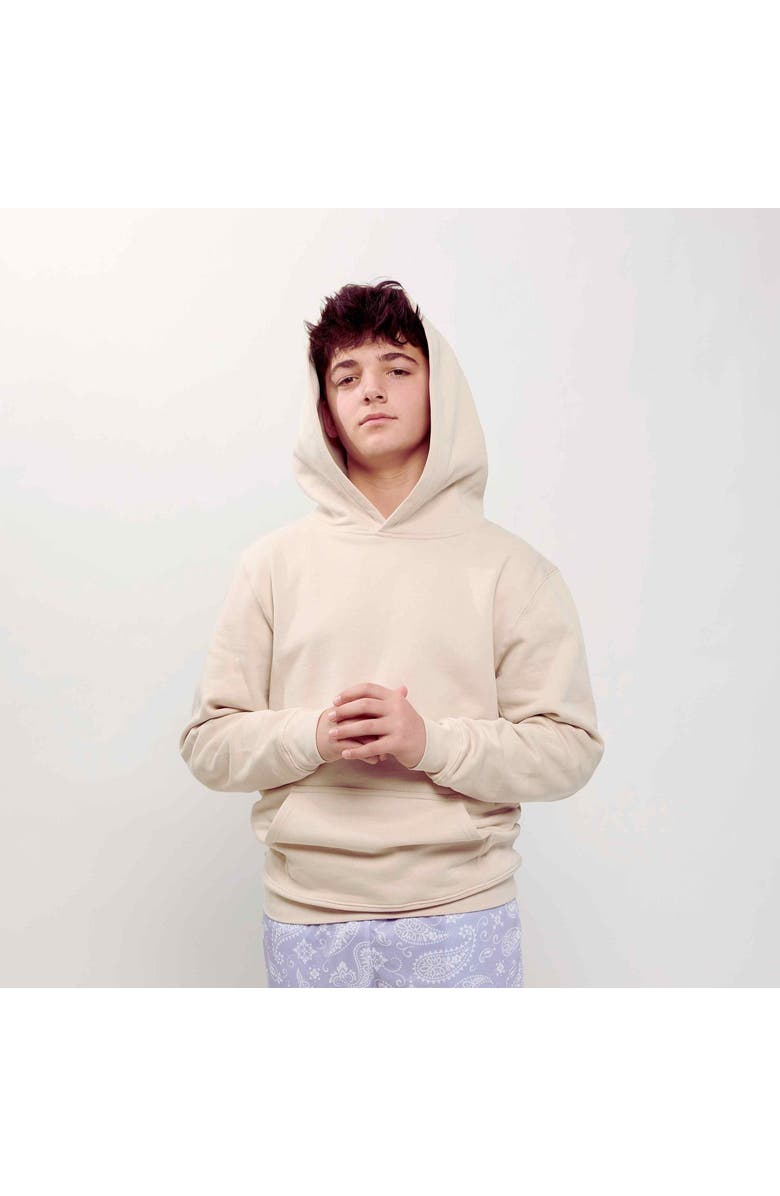 The Drip Shop Paisley Paradise Graphic Hoodie - Big Kid, Main, color, Bone