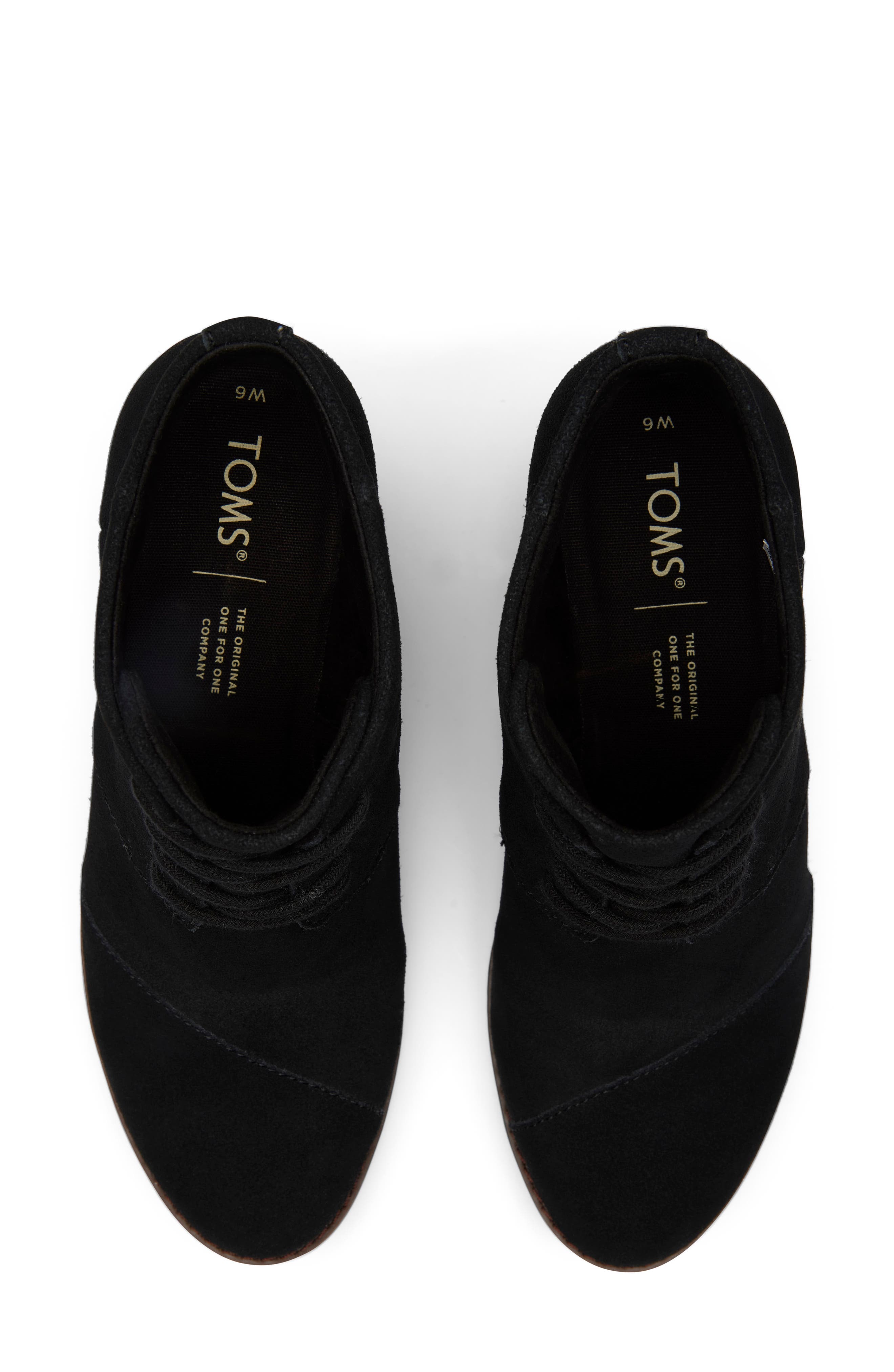 TOMS Wedge Bootie, Alternate, color, 