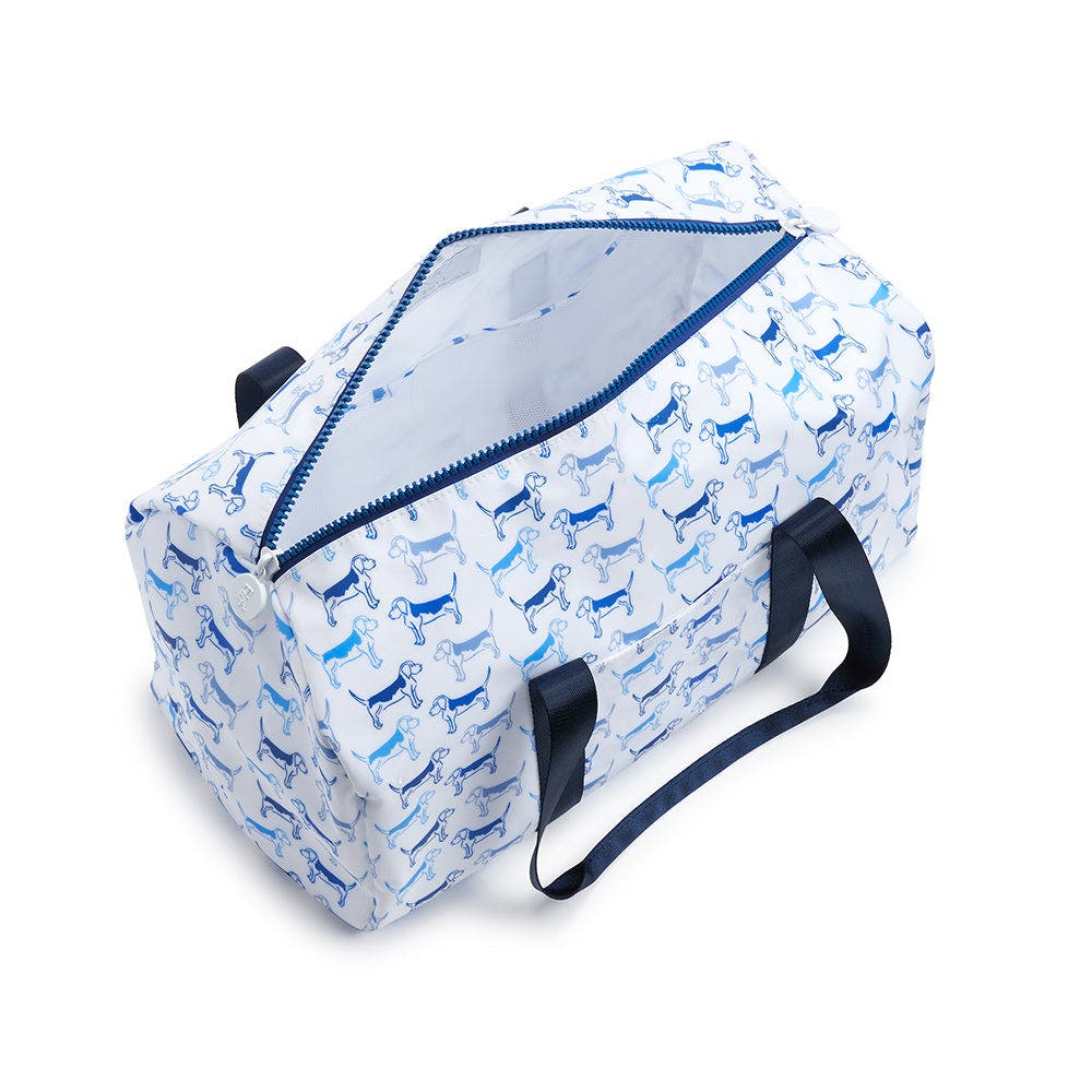 Puppy Love Duffel, Alternate, color, Blue