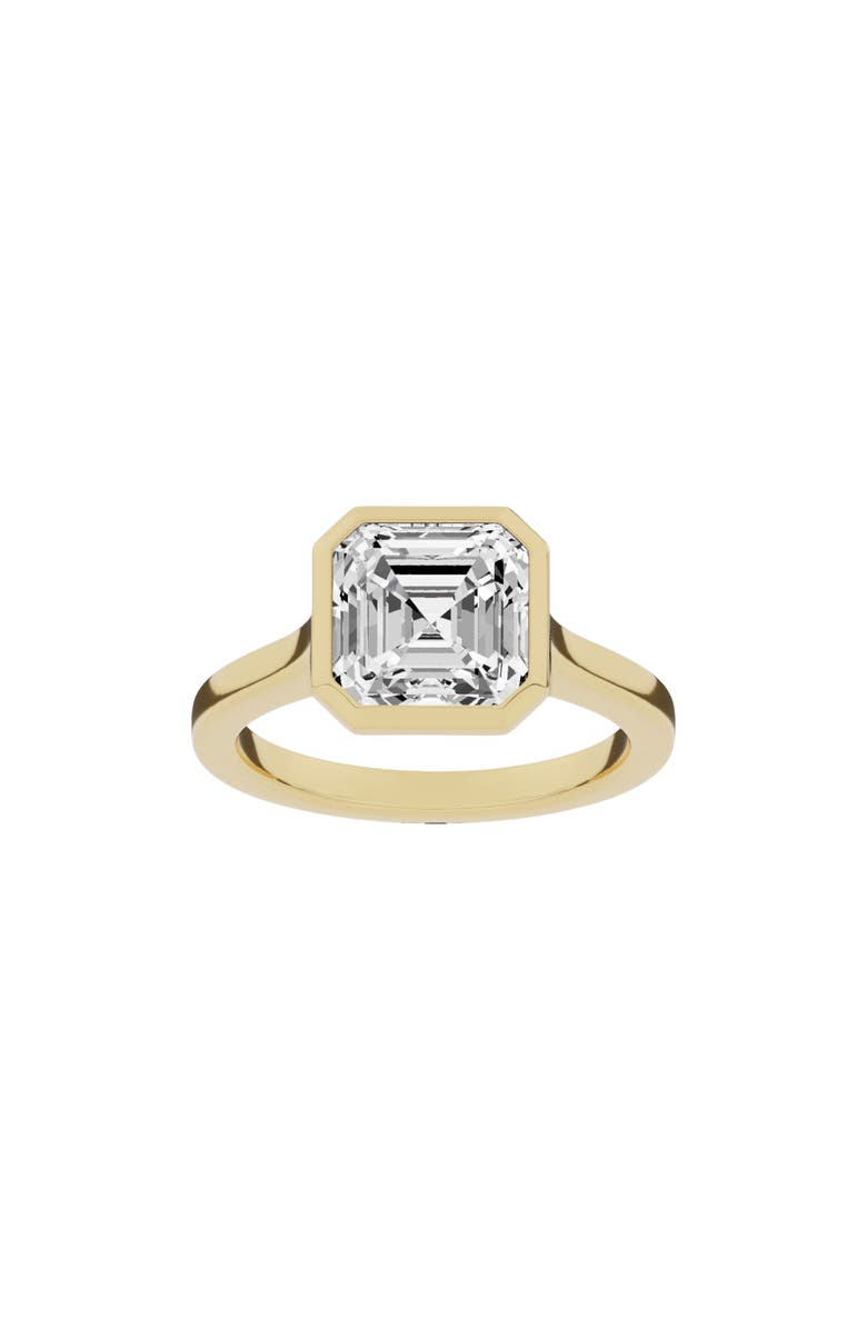 Jennifer Fisher 18K Gold Asscher Lab Created Diamond Solitaire Ring - 4.0 ctw, Main, color, 18K Yellow Gold