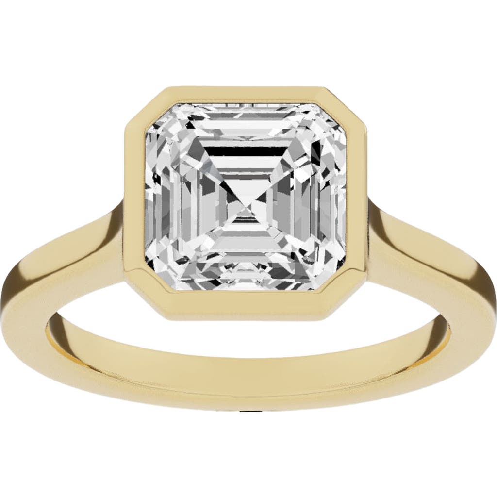 Jennifer Fisher 18K Gold Asscher Lab Created Diamond Solitaire Ring - 4.0 ctw in 18K Yellow Gold  product