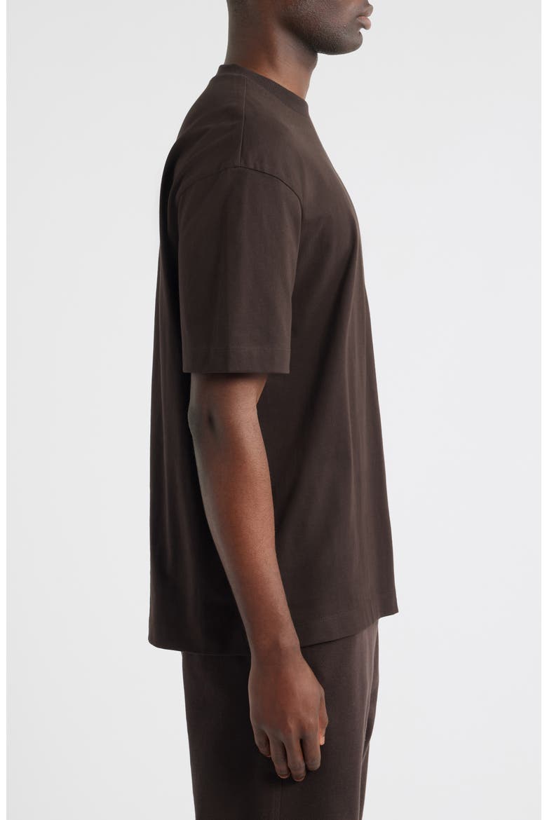 Tames Crewneck T-Shirt, Alternate, color, DARK BROWN