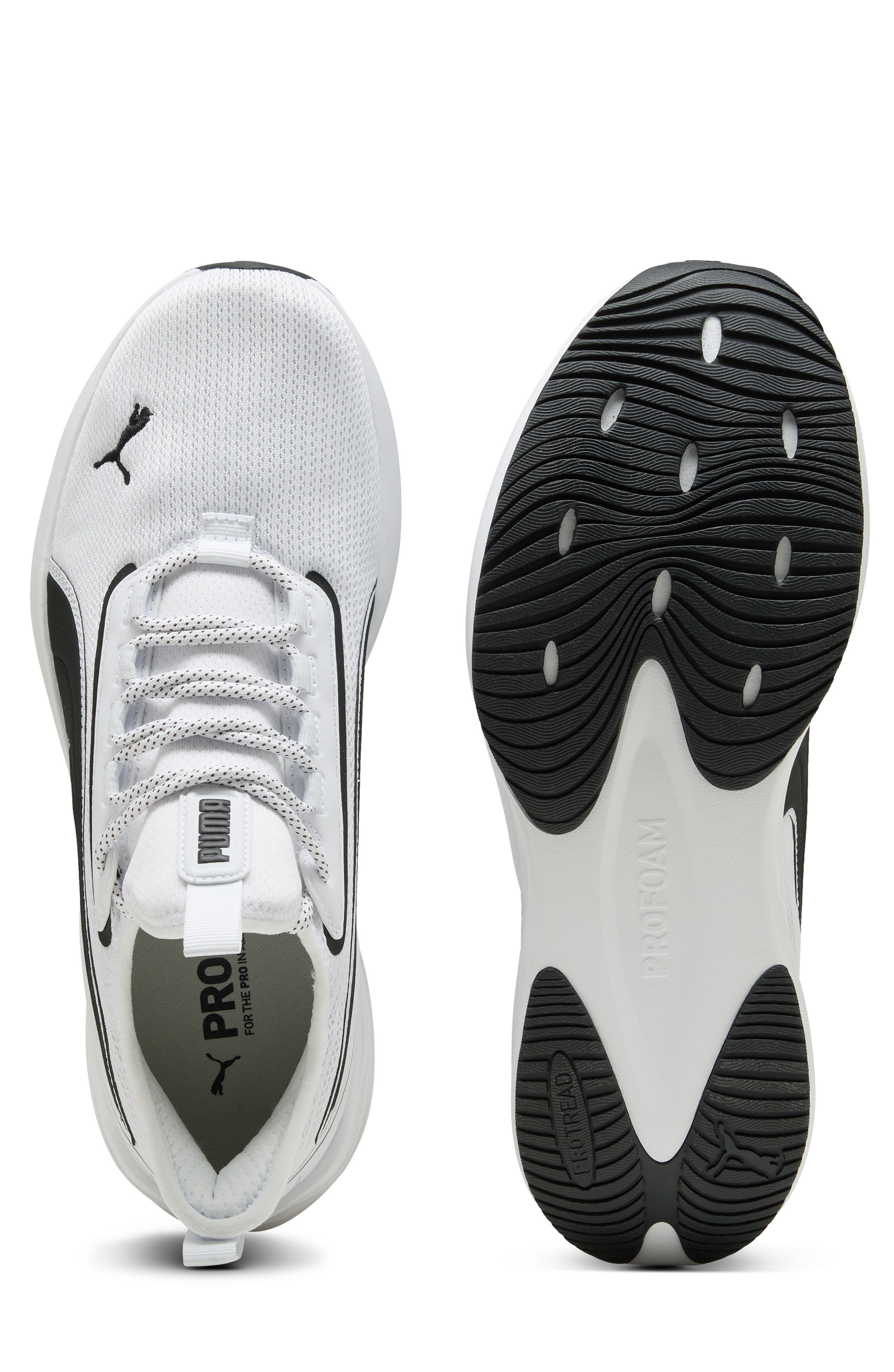 PUMA Darter Pro 2 Running Shoe, Alternate, color, Puma White/ Puma Black
