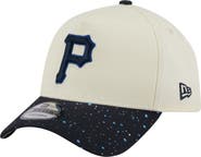 New Era Men's New Era Cream Pittsburgh Pirates Speckle A-Frame 9FORTY Adjustable Hat