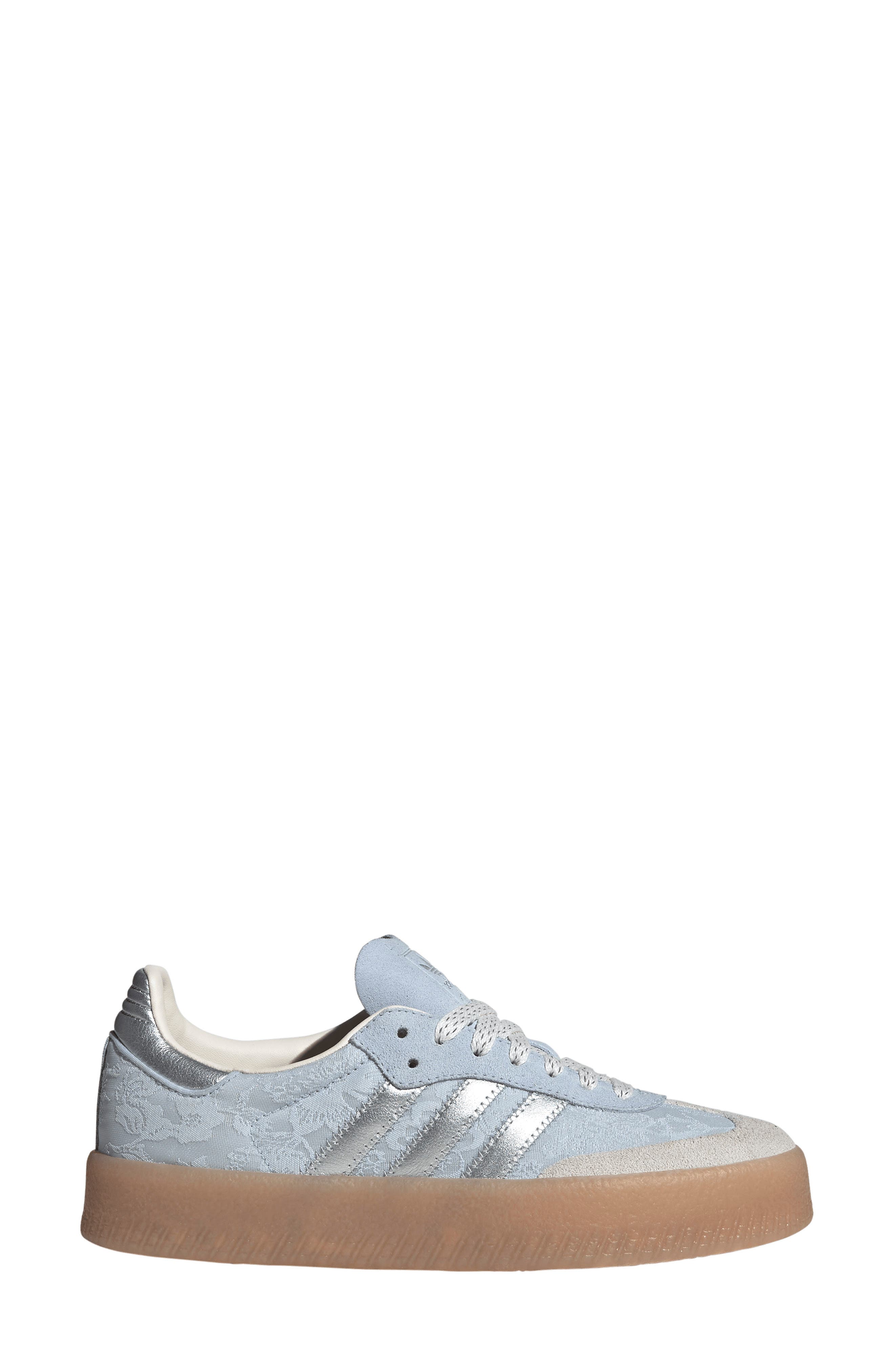 adidas Sambae Sneaker, Alternate, color, Crystal Sky/ Silver/ Pearl