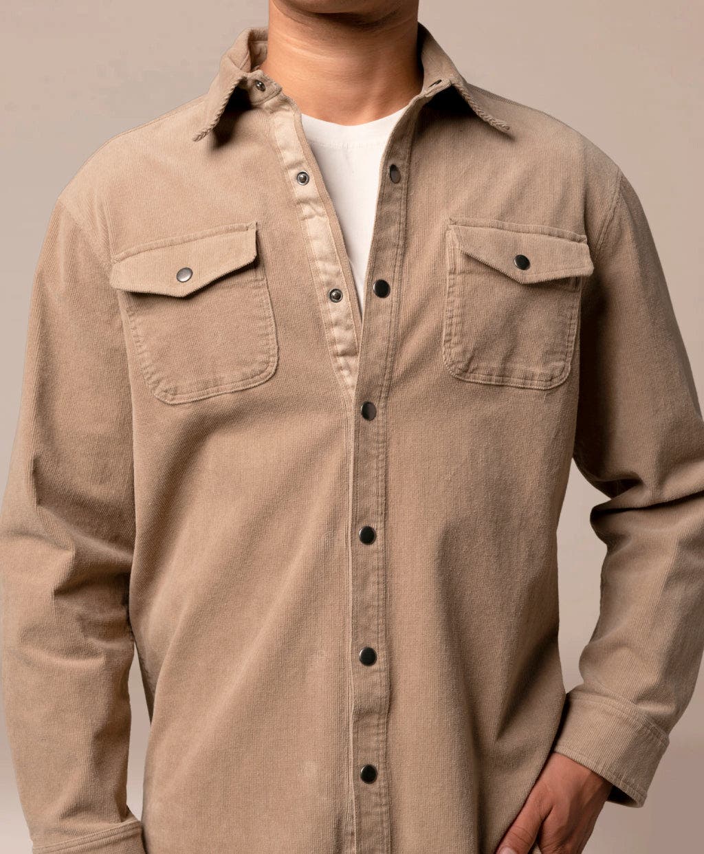 ASHWORTH GOLF Jetty Cord Shacket (Men) | Nordstrom