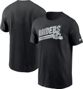Nike Men's Nike Black Las Vegas Raiders Essential Blitz Lockup T-Shirt