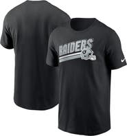 Nike Men's Nike Black Las Vegas Raiders Essential Blitz Lockup T-Shirt