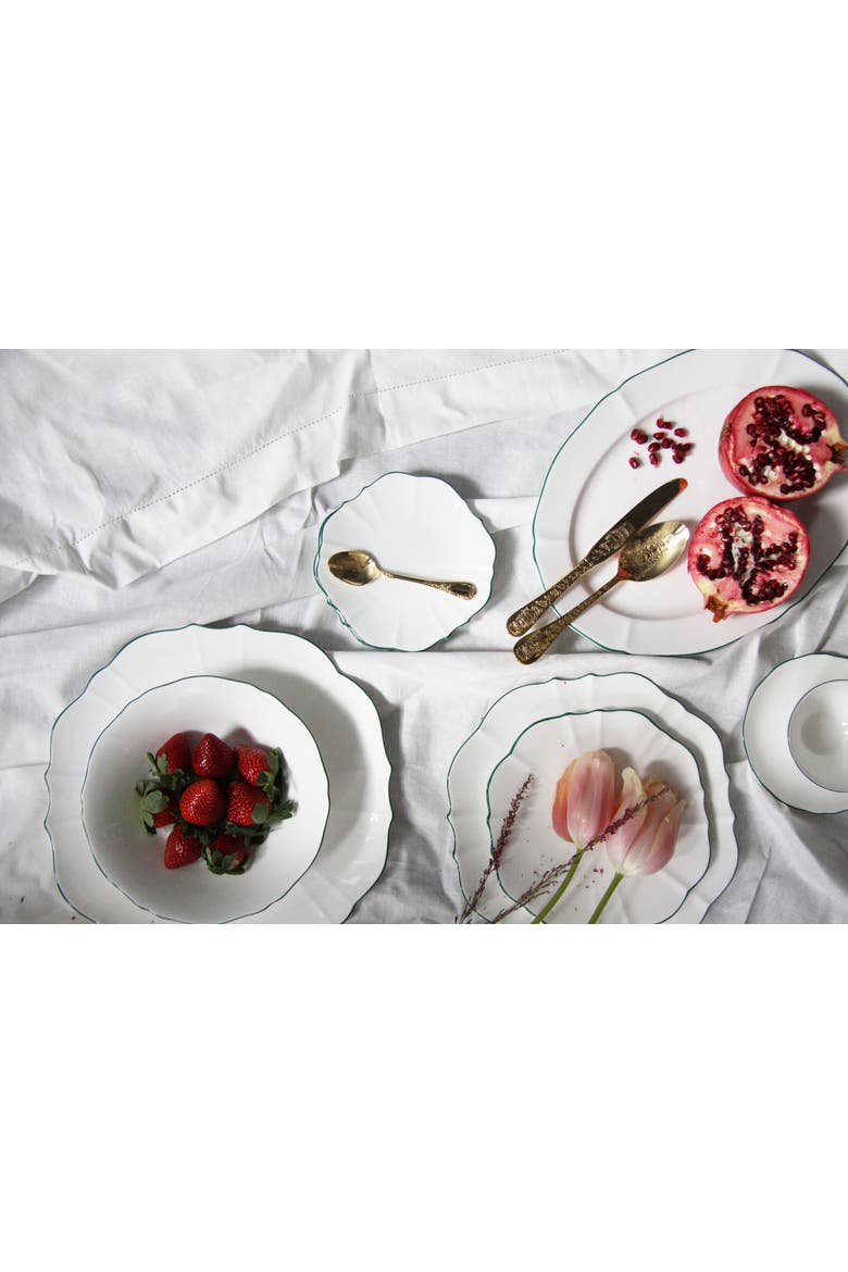Amelie Oval Platter, Alternate, color, Forest Green