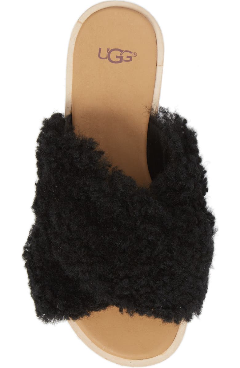 UGG<sup>®</sup> Joni Genuine Shearling Slide Sandal, Alternate, color,