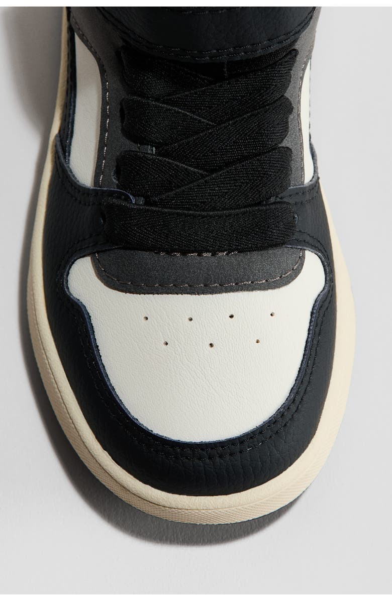 H&M Hi-top Trainers, Alternate, color, Black/Dark Gray