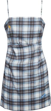 Acne Studios Dua Optic Check Minidress