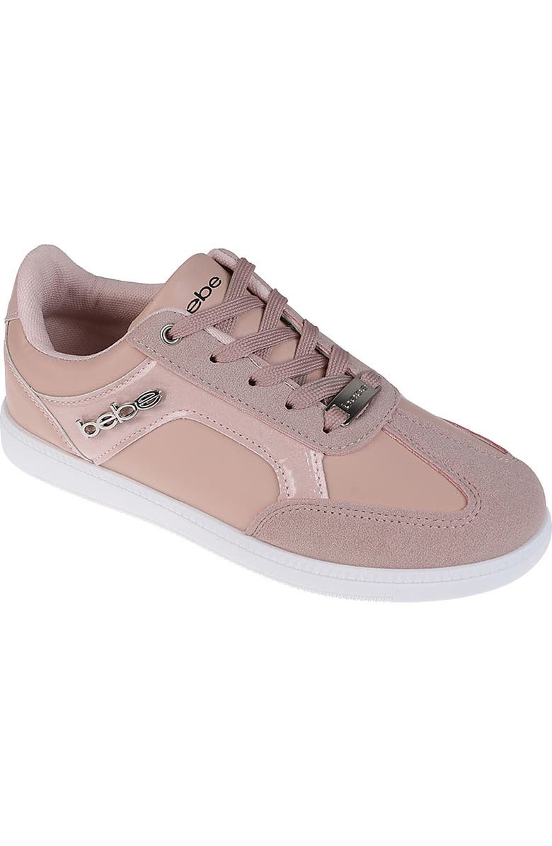 bebe Glitter Sneaker, Main, color, Blush